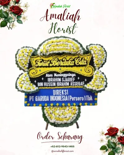 Papan Bunga Duka di Bara Baraya Selatan